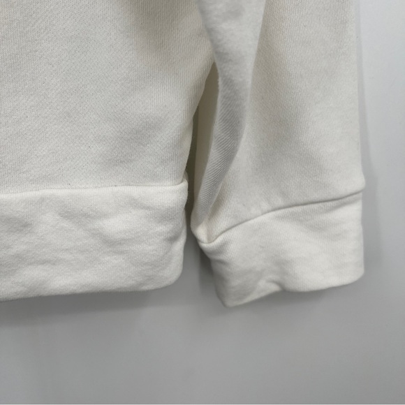 Fabletics Cowl-Neck Long Sleeves White Pullover Hooded Athletic Sweatshirt - Picture 4 of 10